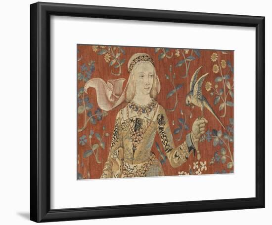 Tenture de la Dame à la Licorne : Le Goût-null-Framed Giclee Print