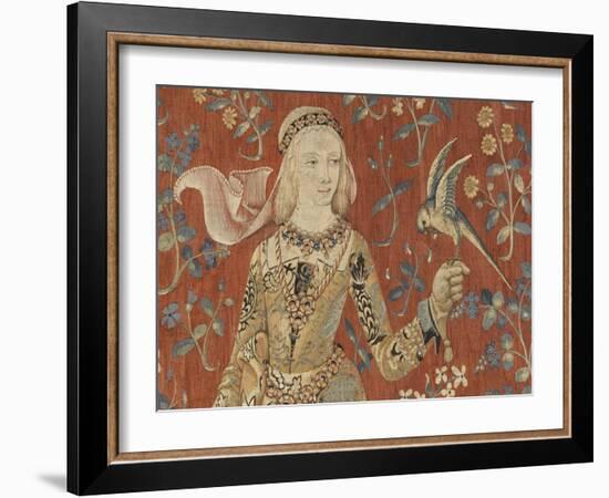 Tenture de la Dame à la Licorne : Le Goût-null-Framed Giclee Print