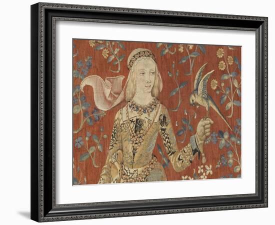 Tenture de la Dame à la Licorne : Le Goût-null-Framed Giclee Print