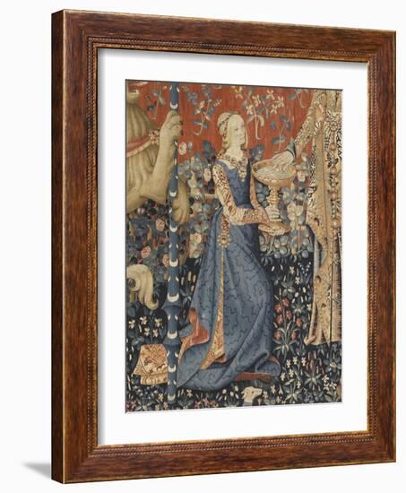 Tenture de la Dame à la Licorne : Le Goût-null-Framed Giclee Print