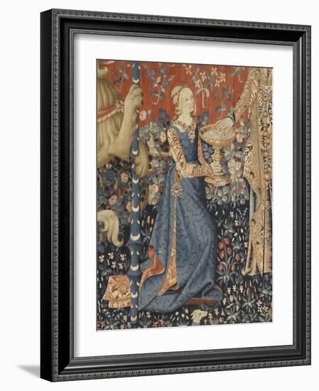 Tenture de la Dame à la Licorne : Le Goût-null-Framed Giclee Print