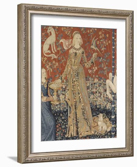 Tenture de la Dame à la Licorne : Le Goût-null-Framed Giclee Print