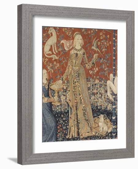 Tenture de la Dame à la Licorne : Le Goût-null-Framed Giclee Print