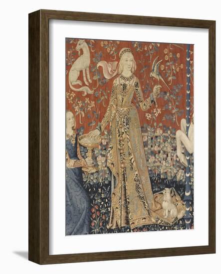 Tenture de la Dame à la Licorne : Le Goût-null-Framed Giclee Print