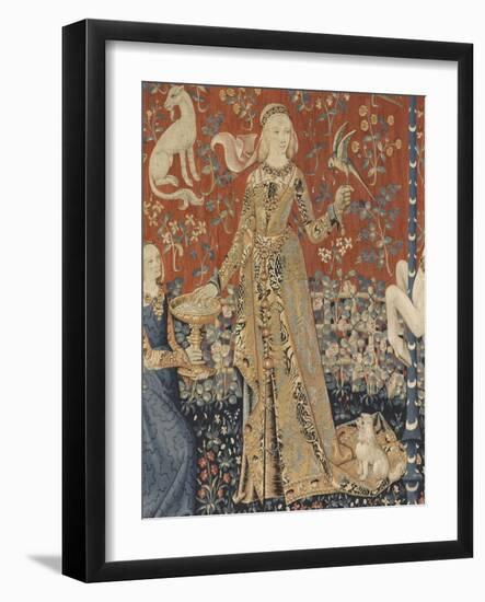 Tenture de la Dame à la Licorne : Le Goût-null-Framed Giclee Print