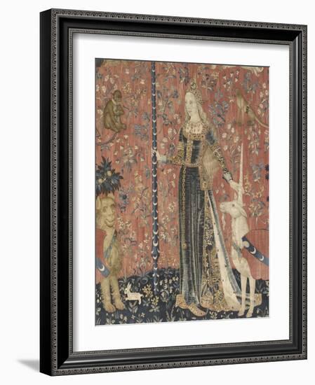 Tenture de la Dame à la Licorne : le Toucher-null-Framed Giclee Print