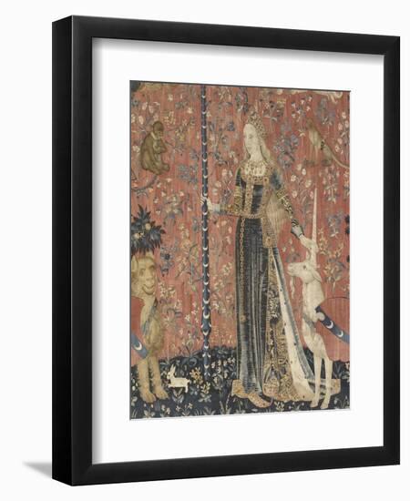 Tenture de la Dame à la Licorne : le Toucher-null-Framed Giclee Print