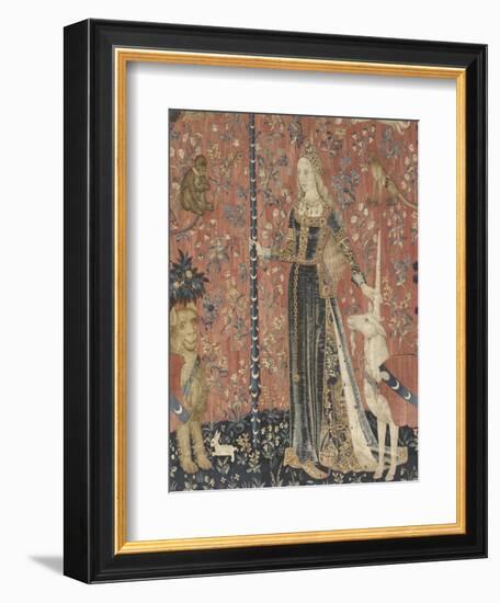 Tenture de la Dame à la Licorne : le Toucher-null-Framed Giclee Print