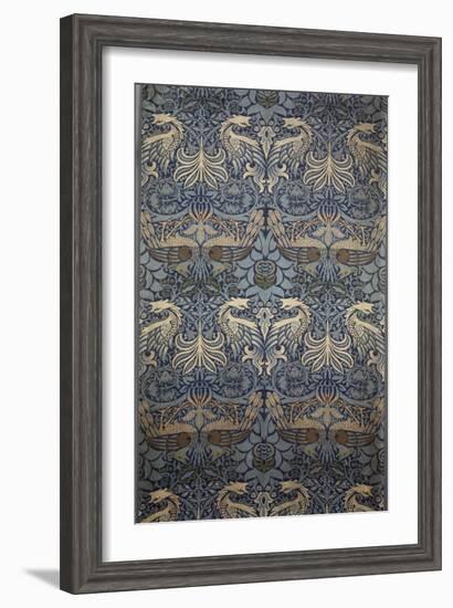 Tenture Peacock-William Morris-Framed Giclee Print