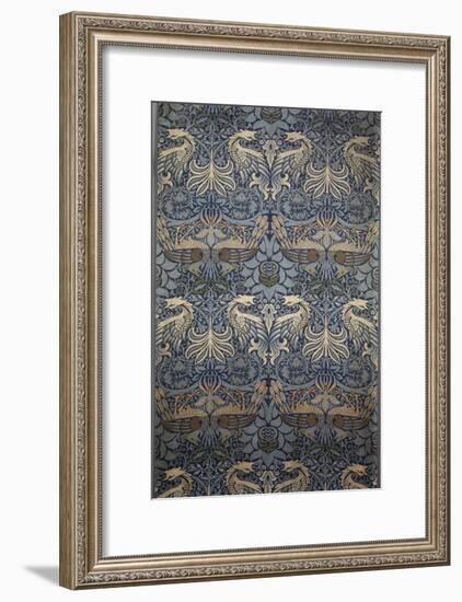 Tenture Peacock-William Morris-Framed Giclee Print