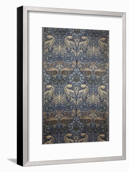 Tenture Peacock-William Morris-Framed Giclee Print