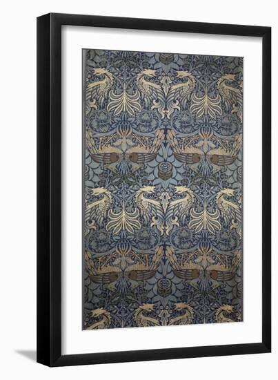 Tenture Peacock-William Morris-Framed Giclee Print