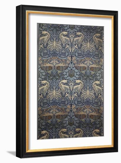 Tenture Peacock-William Morris-Framed Giclee Print