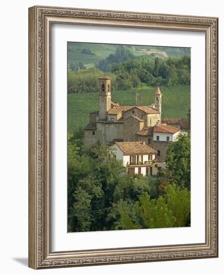 Tenuta La Volta, an Old Fortified Wine Cantina, Near Barolo, Piedmont, Italy, Europe-Newton Michael-Framed Photographic Print