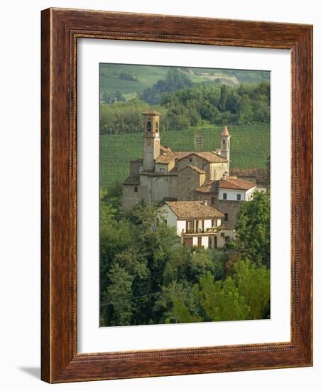 Tenuta La Volta, an Old Fortified Wine Cantina, Near Barolo, Piedmont, Italy, Europe-Newton Michael-Framed Photographic Print