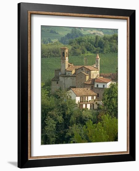 Tenuta La Volta, an Old Fortified Wine Cantina, Near Barolo, Piedmont, Italy, Europe-Newton Michael-Framed Photographic Print