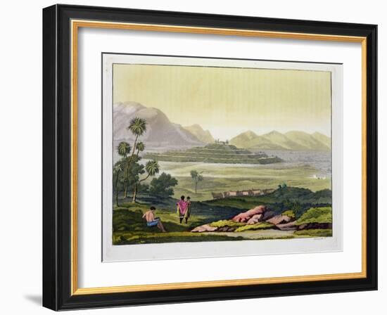 Teocalli, the Great Temple at Tenochtitlan, Mexico, Aztec-Gerolamo Fumagalli-Framed Giclee Print