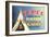 Tepee Elkhorn Coal-null-Framed Premium Giclee Print