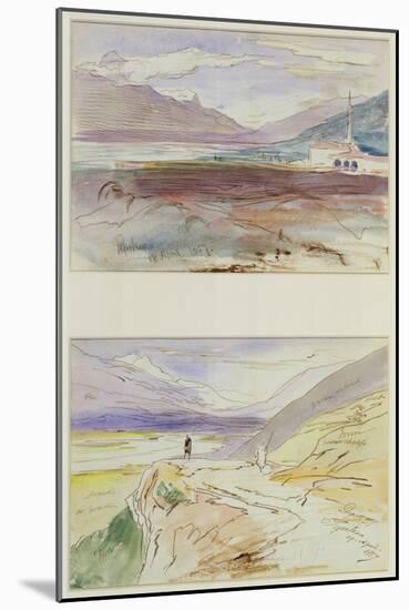 Tepelene, 1857-Edward Lear-Mounted Giclee Print