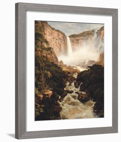 Tequendama Falls, near Bogota, New Granada-Frederic Edwin Church-Framed Premium Giclee Print