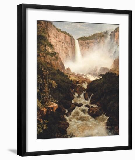Tequendama Falls, near Bogota, New Granada-Frederic Edwin Church-Framed Premium Giclee Print