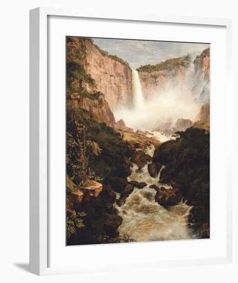 Tequendama Falls, near Bogota, New Granada-Frederic Edwin Church-Framed Premium Giclee Print