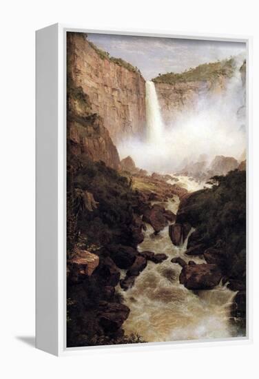 Tequendama Falls, Near Bogota, New Granada-Frederic Edwin Church-Framed Art Print