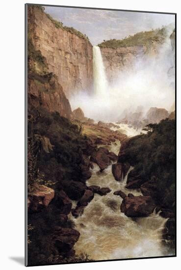 Tequendama Falls, Near Bogota, New Granada-Frederic Edwin Church-Mounted Art Print