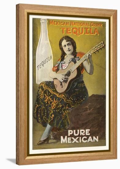 Tequila Advertisement-null-Framed Stretched Canvas