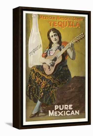 Tequila Advertisement-null-Framed Stretched Canvas