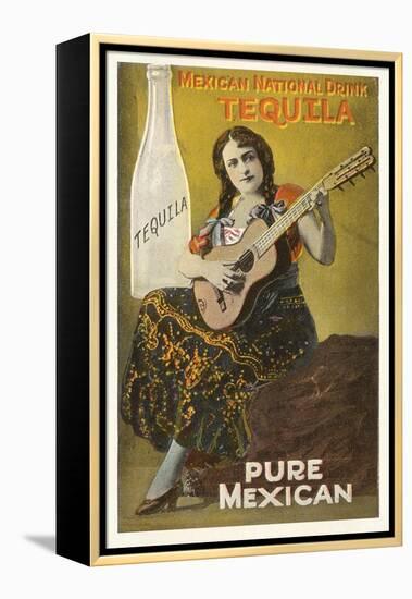 Tequila Advertisement-null-Framed Stretched Canvas