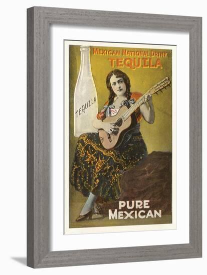 Tequila Advertisement-null-Framed Art Print