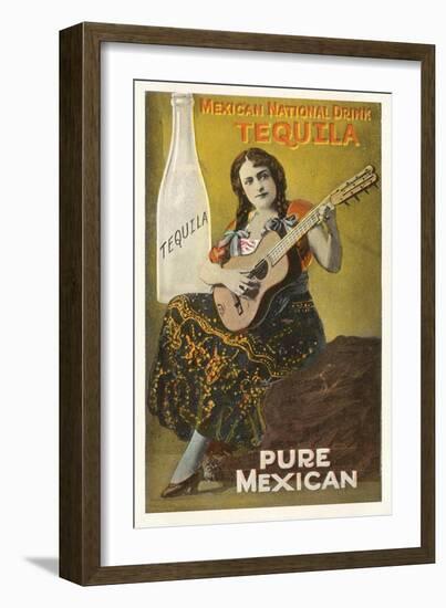 Tequila Advertisement-null-Framed Art Print