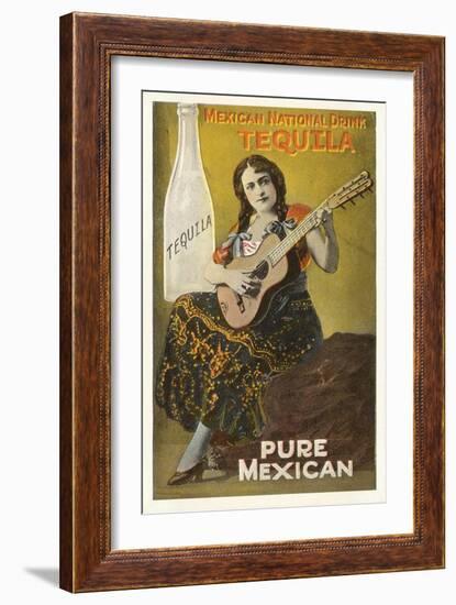 Tequila Advertisement-null-Framed Art Print