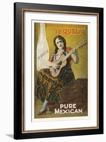 Tequila Advertisement-null-Framed Art Print