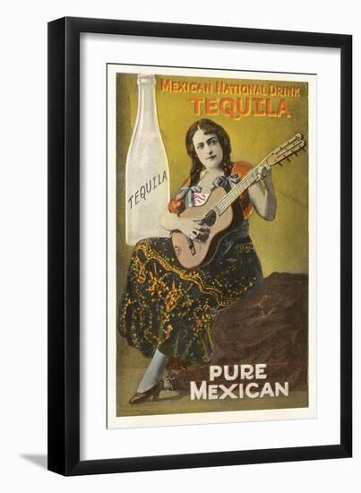 Tequila Advertisement-null-Framed Art Print