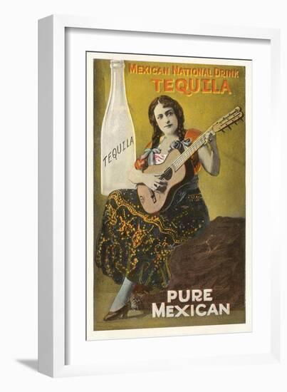 Tequila Advertisement-null-Framed Art Print