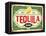 Tequila Bar Vintage Tin Sign for Mexican Traditional Alcohol Drink-lukeruk-Framed Premier Image Canvas