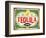 Tequila Bar Vintage Tin Sign for Mexican Traditional Alcohol Drink-lukeruk-Framed Photographic Print