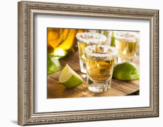 Tequila Shots with Lime and Salt-bhofack22-Framed Photographic Print