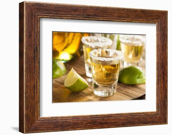 Tequila Shots with Lime and Salt-bhofack22-Framed Photographic Print