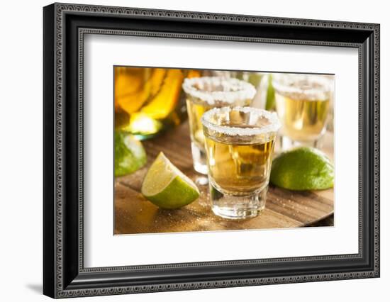 Tequila Shots with Lime and Salt-bhofack22-Framed Photographic Print