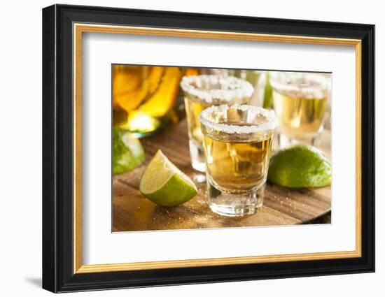 Tequila Shots with Lime and Salt-bhofack22-Framed Photographic Print