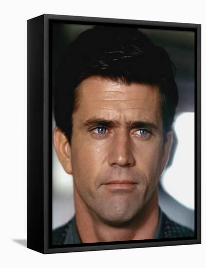 TEQUILA SUNRISE, 1988 directed by ROBERT TOWNE Mel Gibson (photo)-null-Framed Stretched Canvas