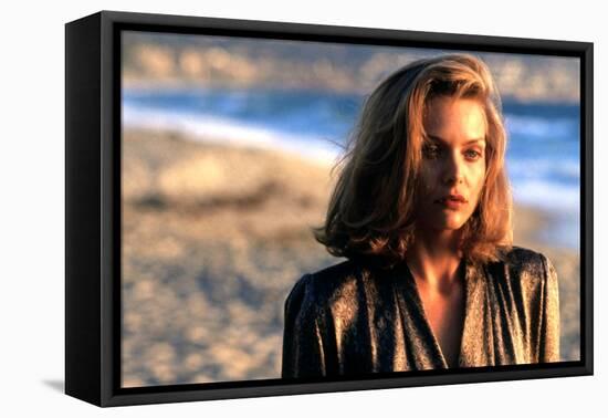 TEQUILA SUNRISE, 1988 directed by ROBERT TOWNE Michelle Pfeiffer (photo)-null-Framed Stretched Canvas