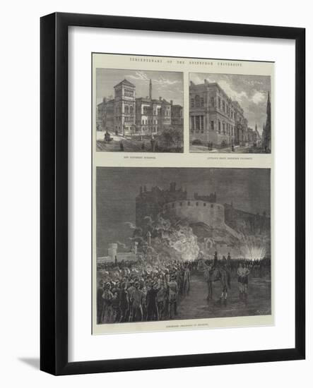 Tercentenary of the Edinburgh University-null-Framed Giclee Print