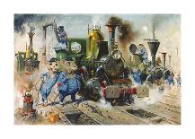 The Flying Scotsman-Terence Cuneo-Premium Giclee Print