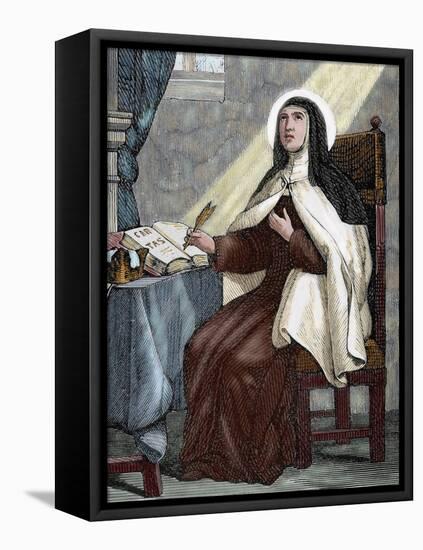 Teresa of Avila (1515-1582). Religious Reformer of the Carmelite Order by Capuz-Prisma Archivo-Framed Premier Image Canvas
