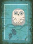 Rustic Woodland Owl-Teresa Woo-Art Print