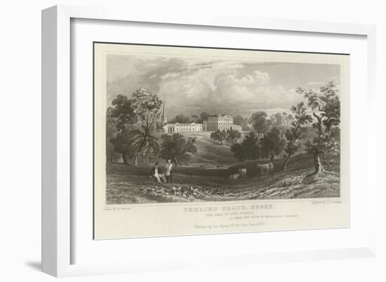 Terling Place, Essex, the Seat of General Strutt-William Henry Bartlett-Framed Giclee Print